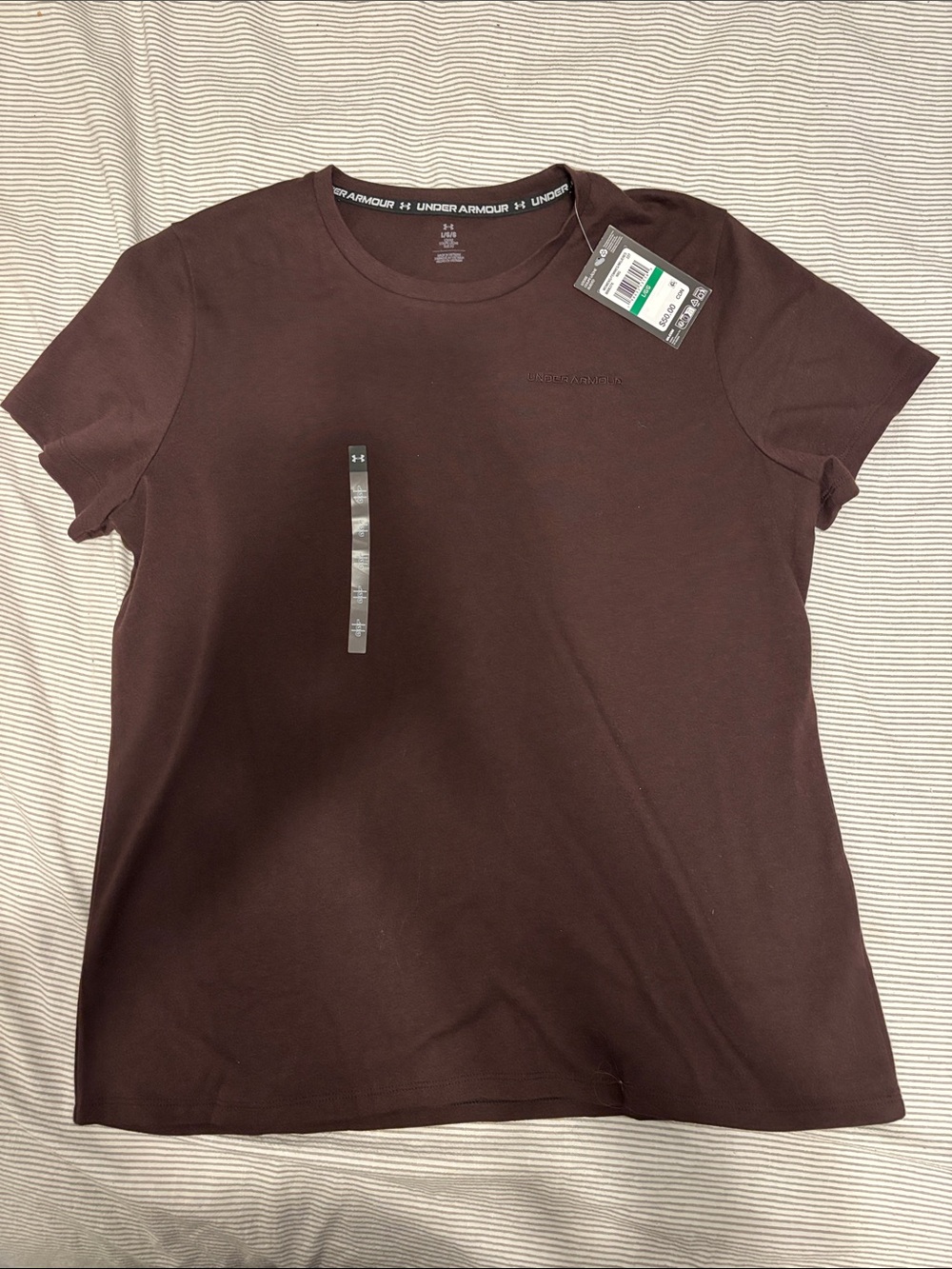 Under Armour Women's Short Sleeve Crew Tee — Deep Brown